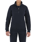 Load image into Gallery viewer, Women’s Cotton Job Shirt Quarter Zip