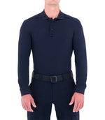 Load image into Gallery viewer, Men&#39;s Cotton Long Sleeve Polo
